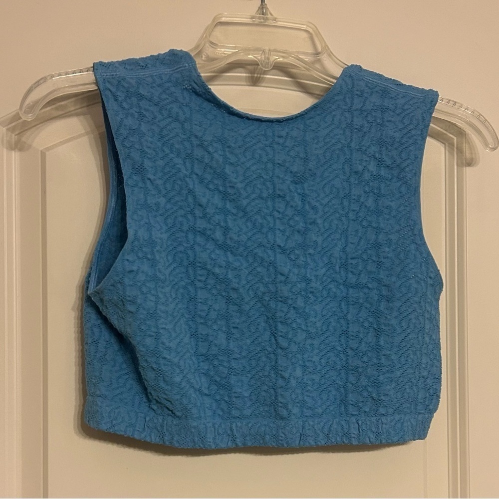 UO blue bra cropped top XL - Picture 3 of 4